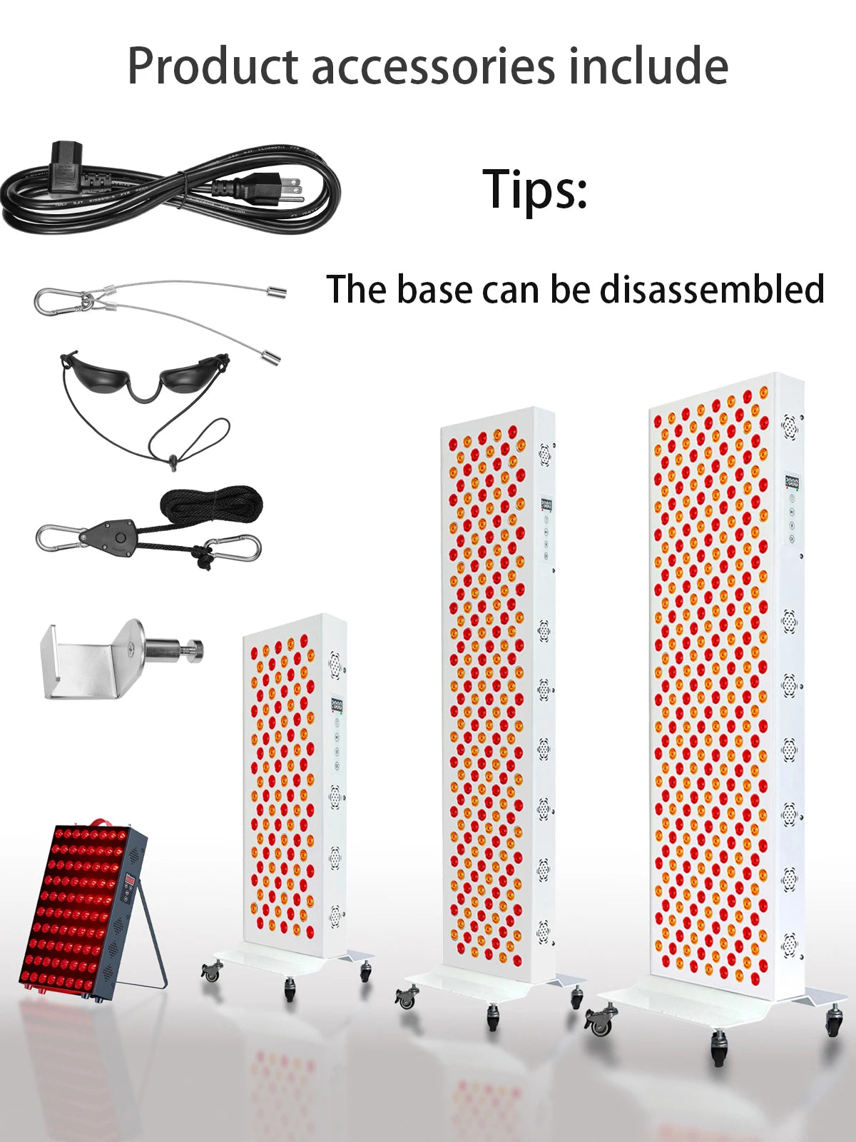 Full Body Red Light Panel with Stand