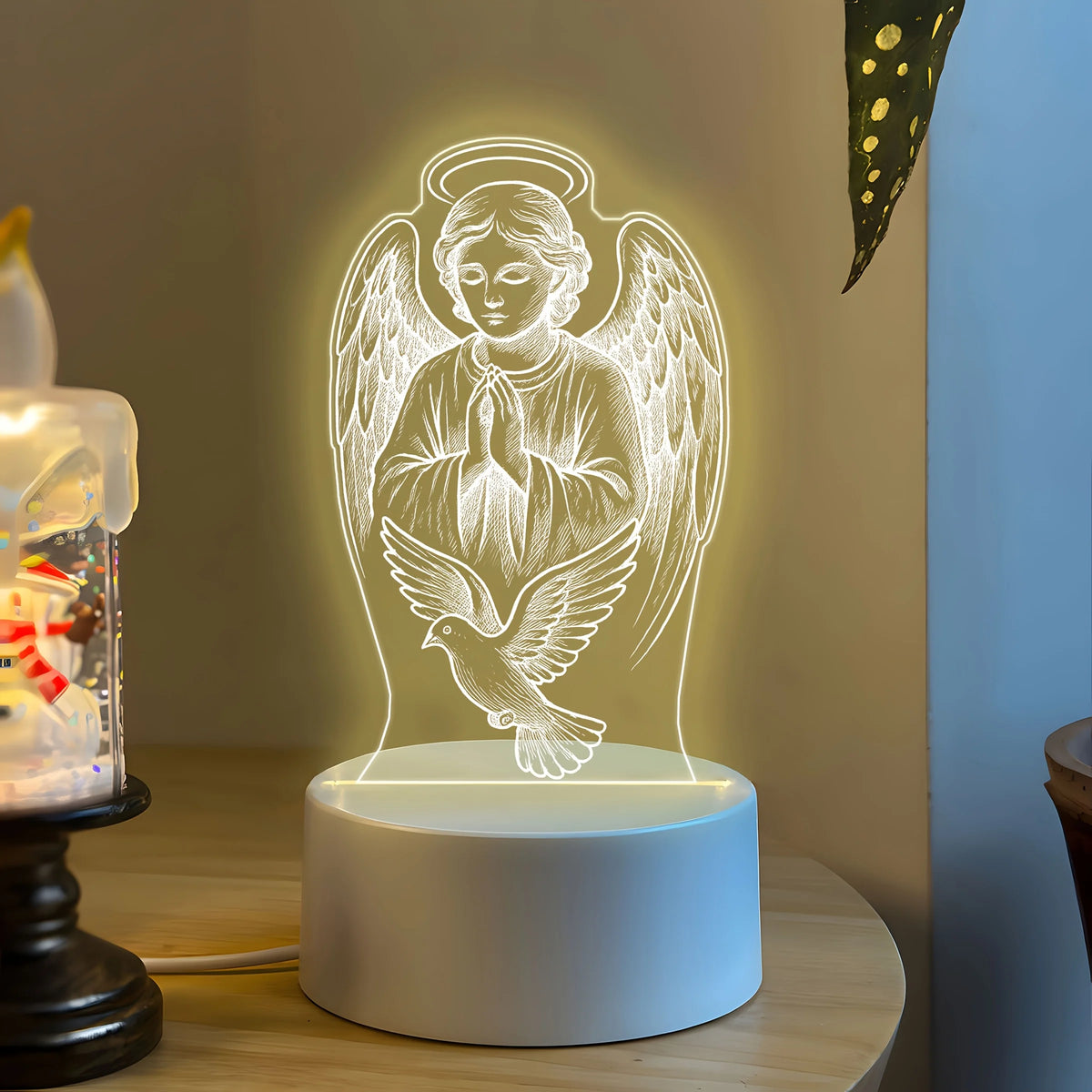 Angel & Dove Night Light