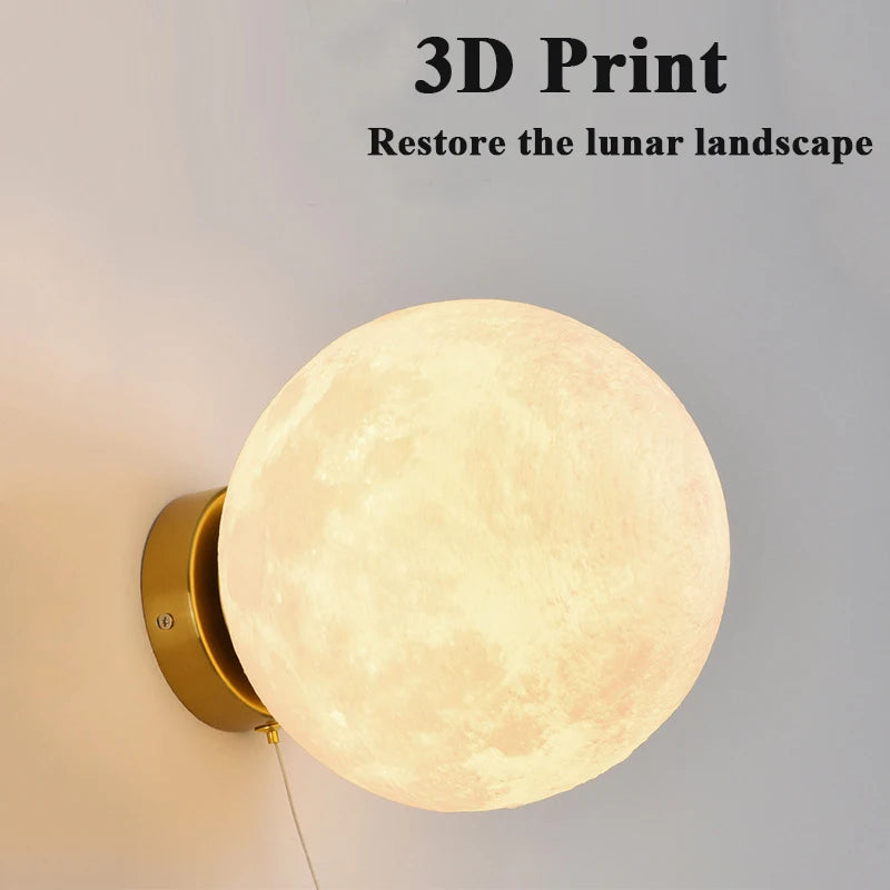 Astronaut Moon Wall Lamp