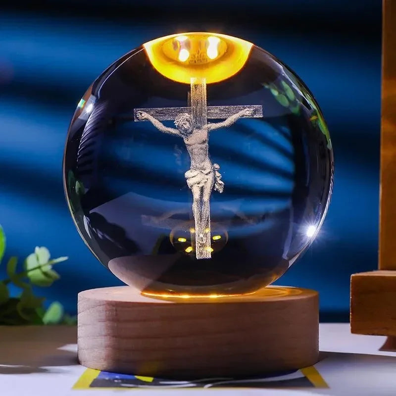 Faith Crystal Ball Night Light
