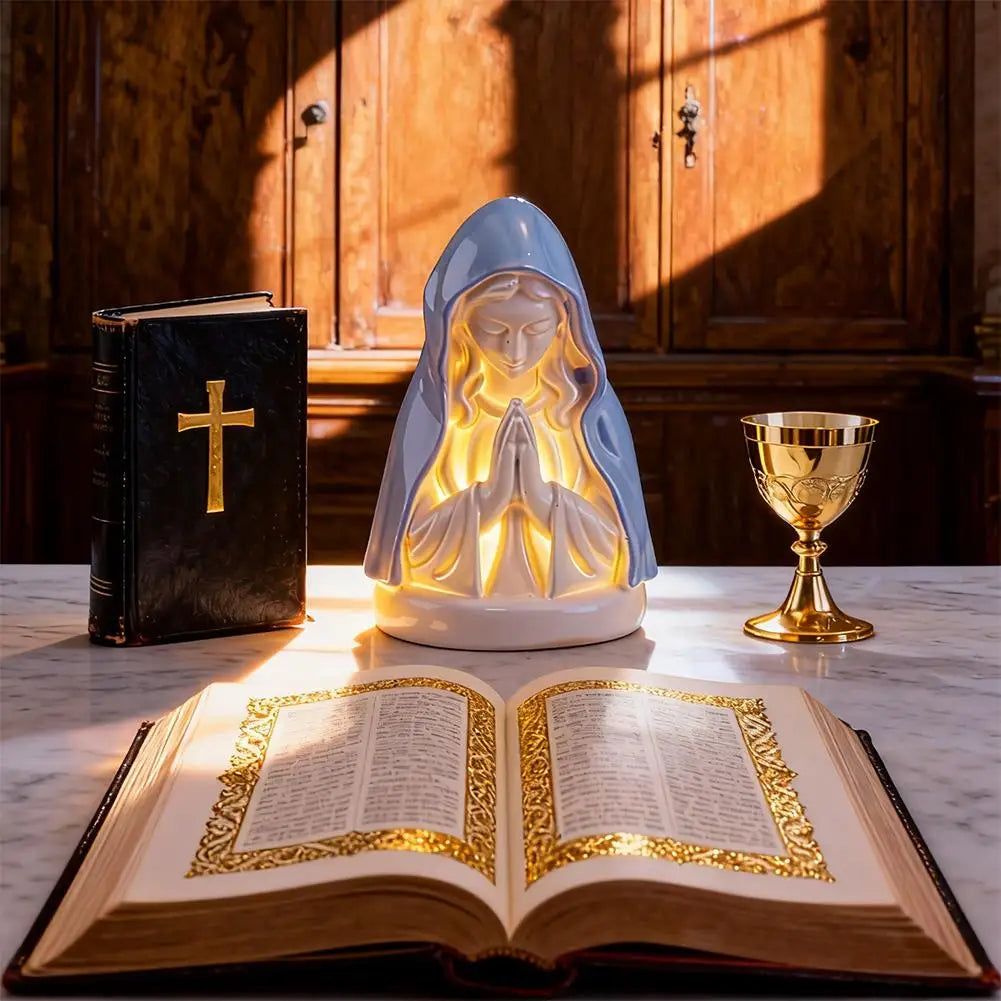 Praying Virgin Mary Lamp