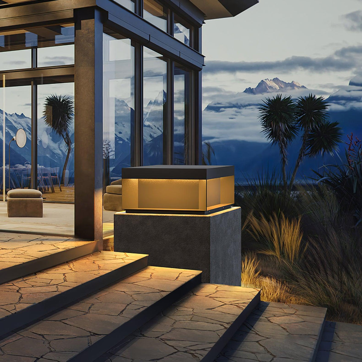 Black Outdoor Light