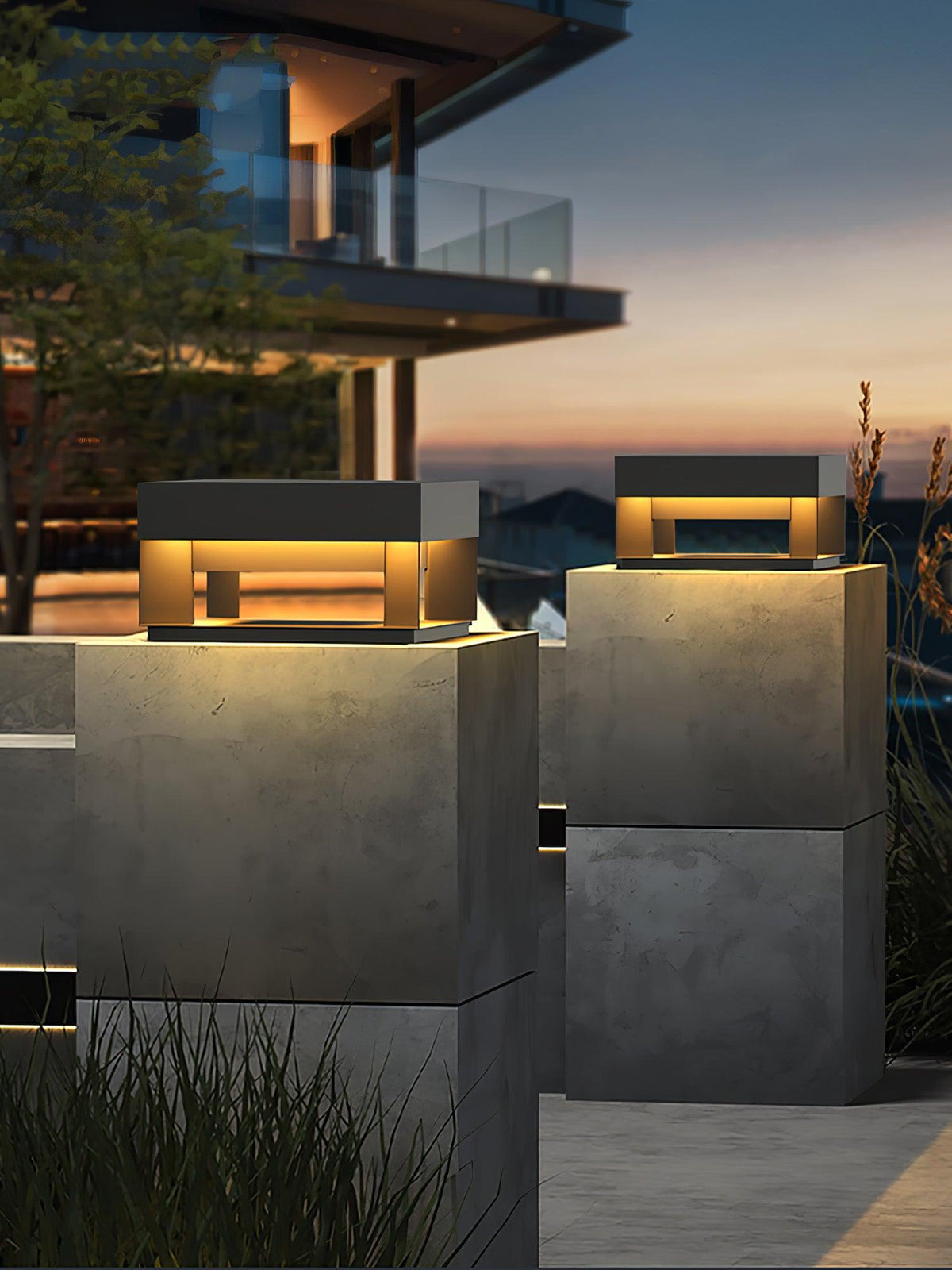 Black Outdoor Light
