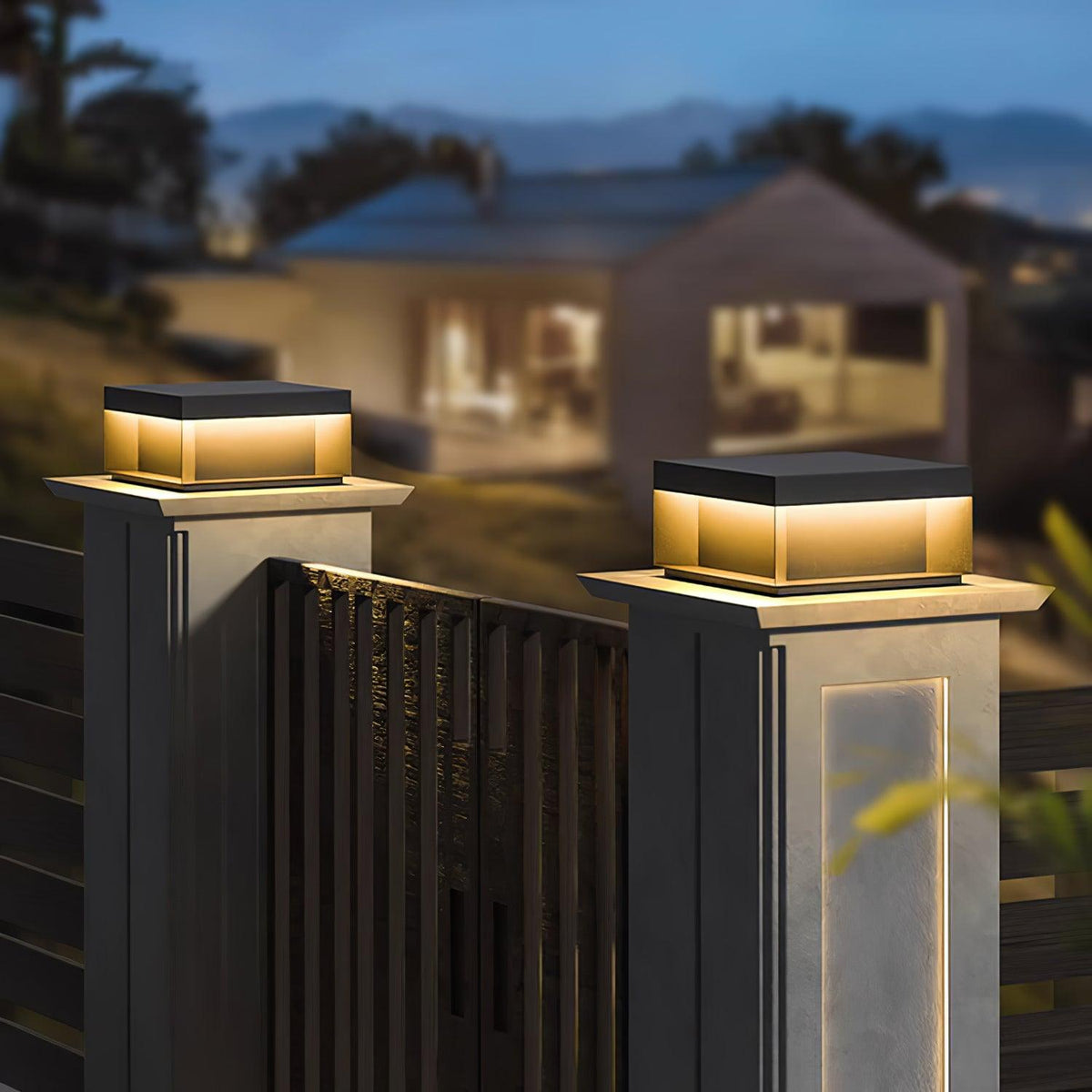 Black Outdoor Light