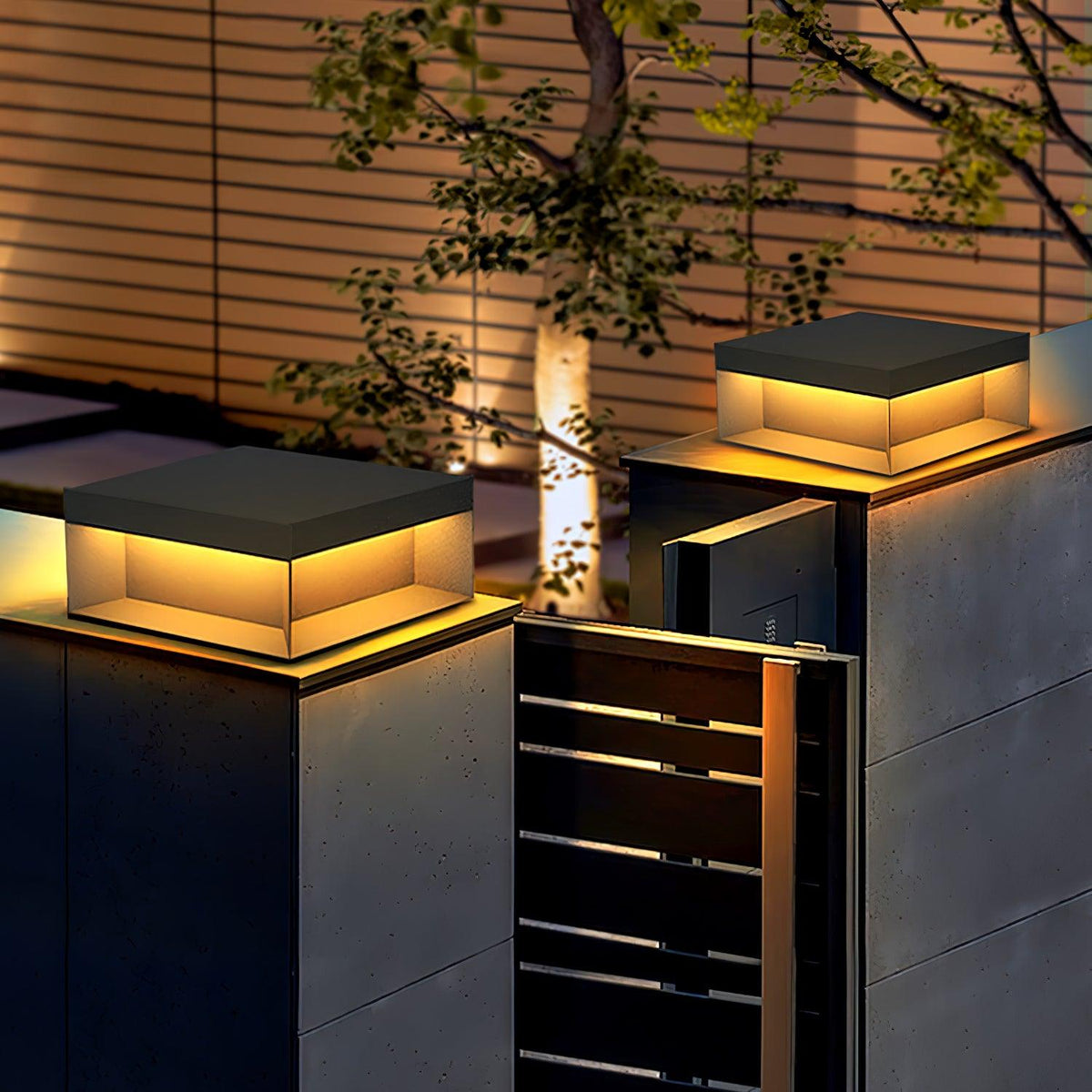 Black Outdoor Light