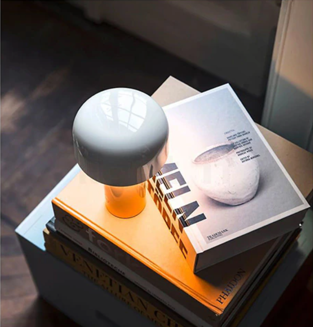 Italian Cordless Mushroom Table Lamp