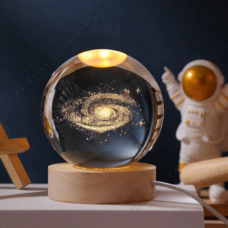 Crystal Ball Planet Lamp