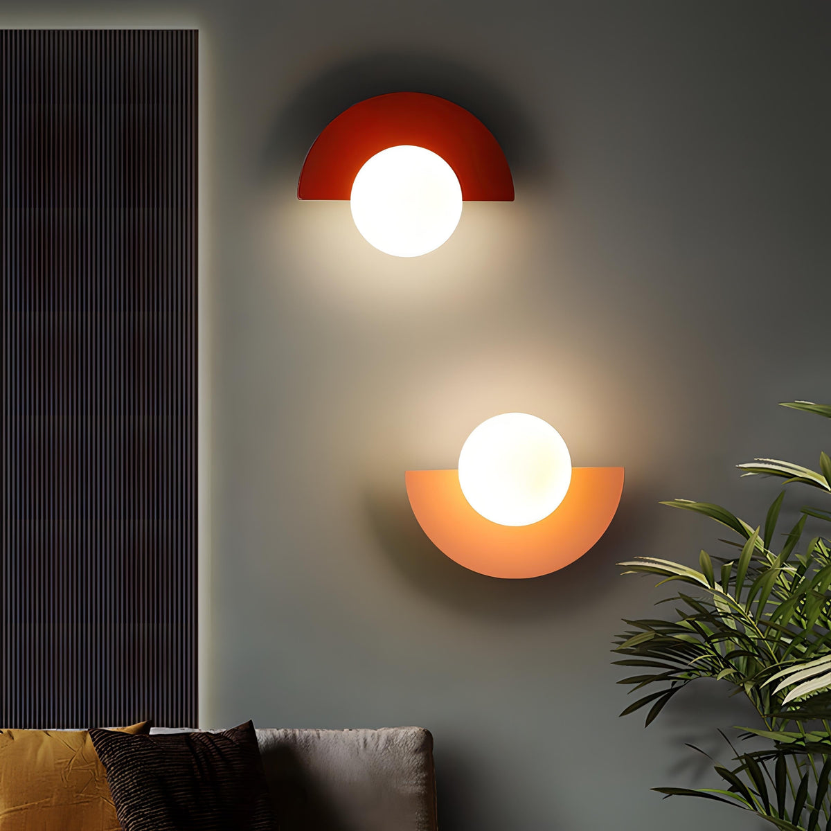 Everest Nordic Half-Moon Wall Light