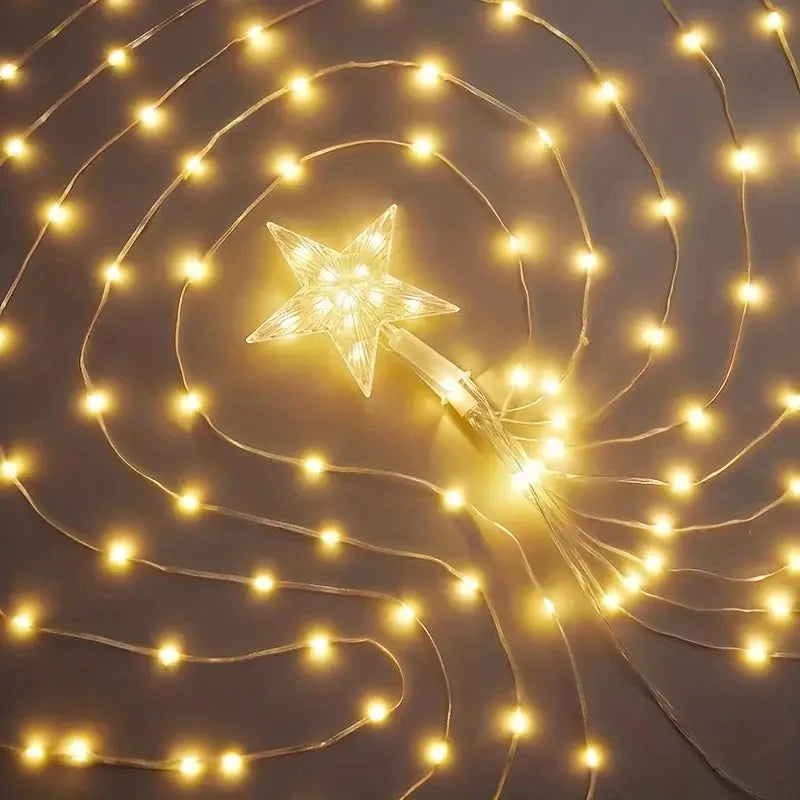 Star Waterfall Tree Lights