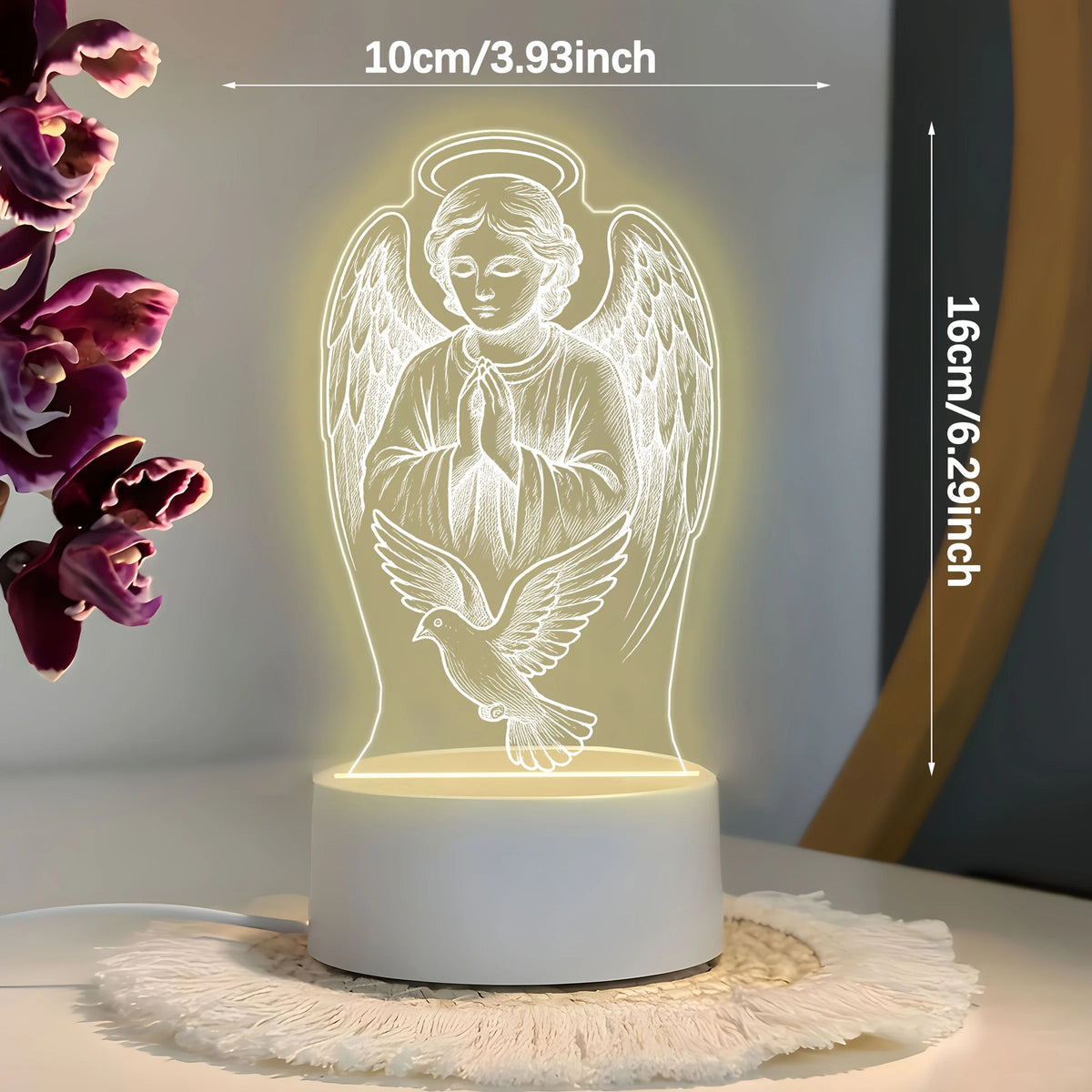 Angel & Dove Night Light