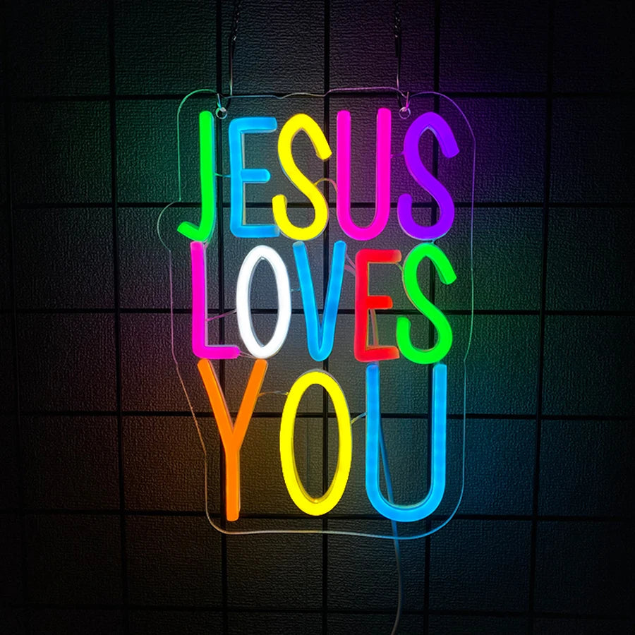 Faith Message Neon Sign