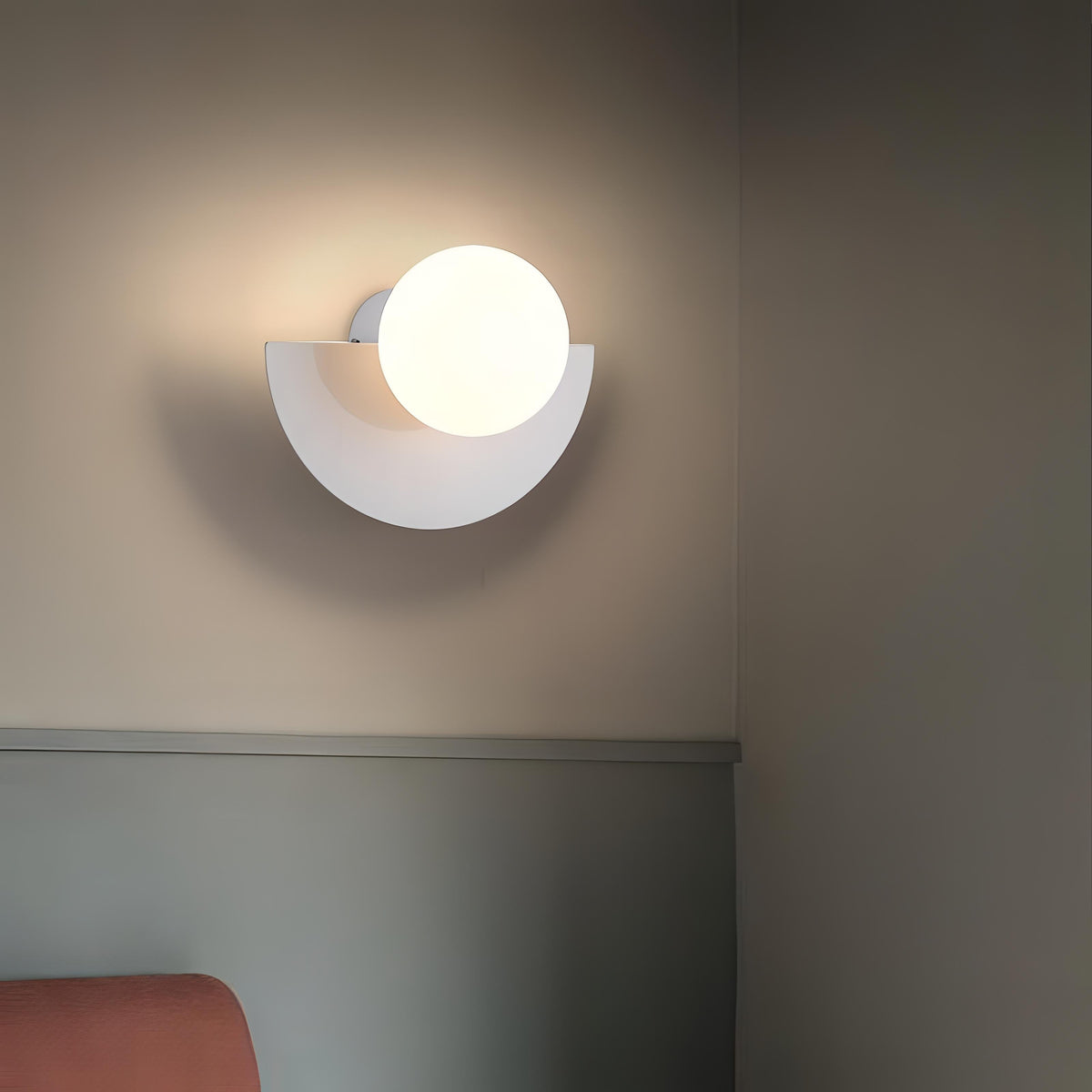 Everest Nordic Half-Moon Wall Light