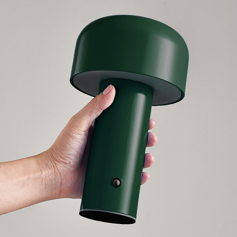 Italian Cordless Mushroom Table Lamp