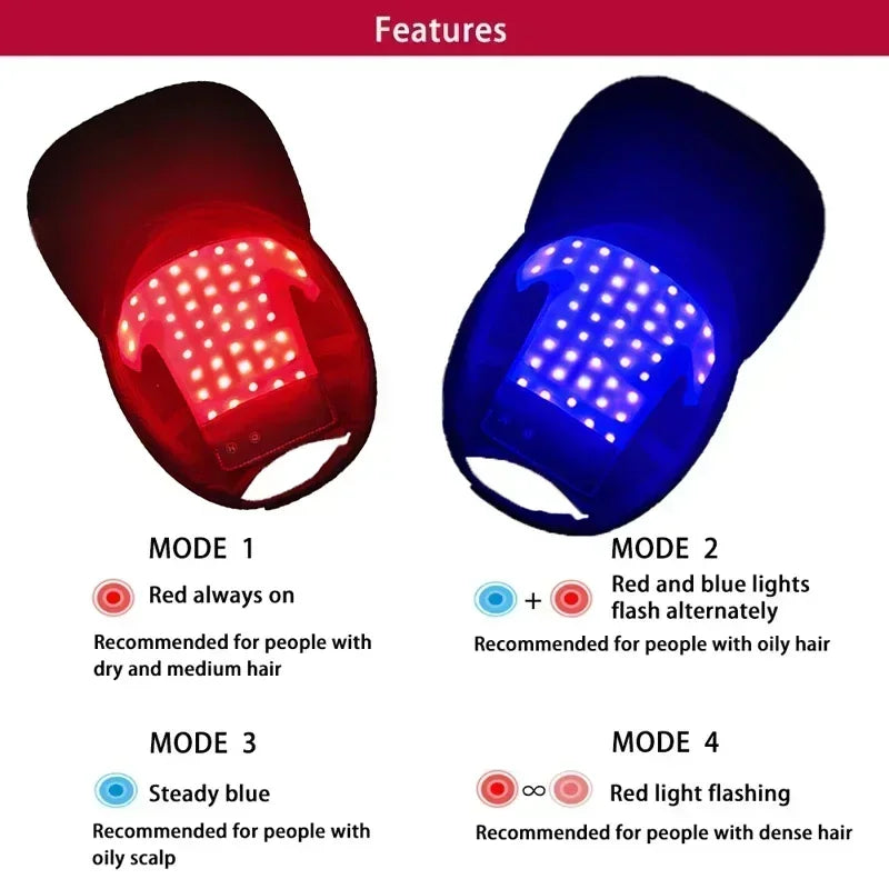 Red Light Hair Care Cap