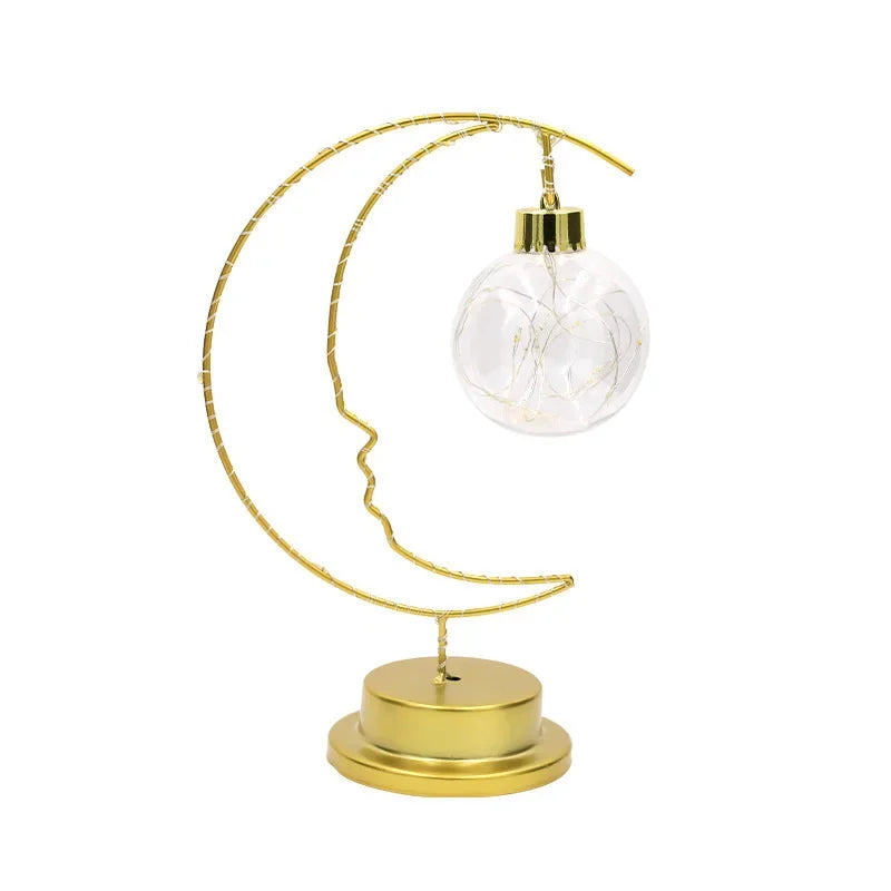 Crescent Moon Fairy Lamp