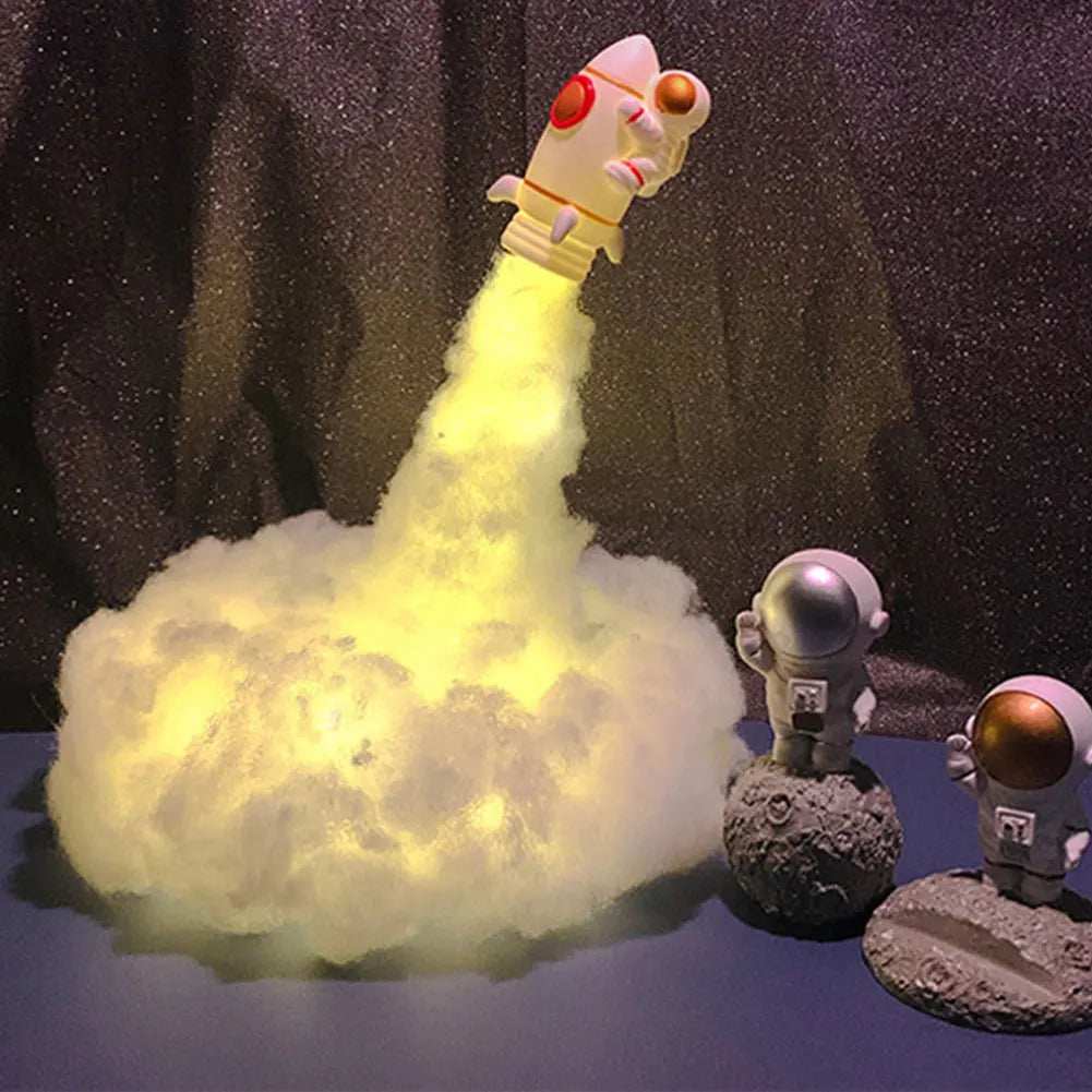Rocket Launch Cloud Lamp