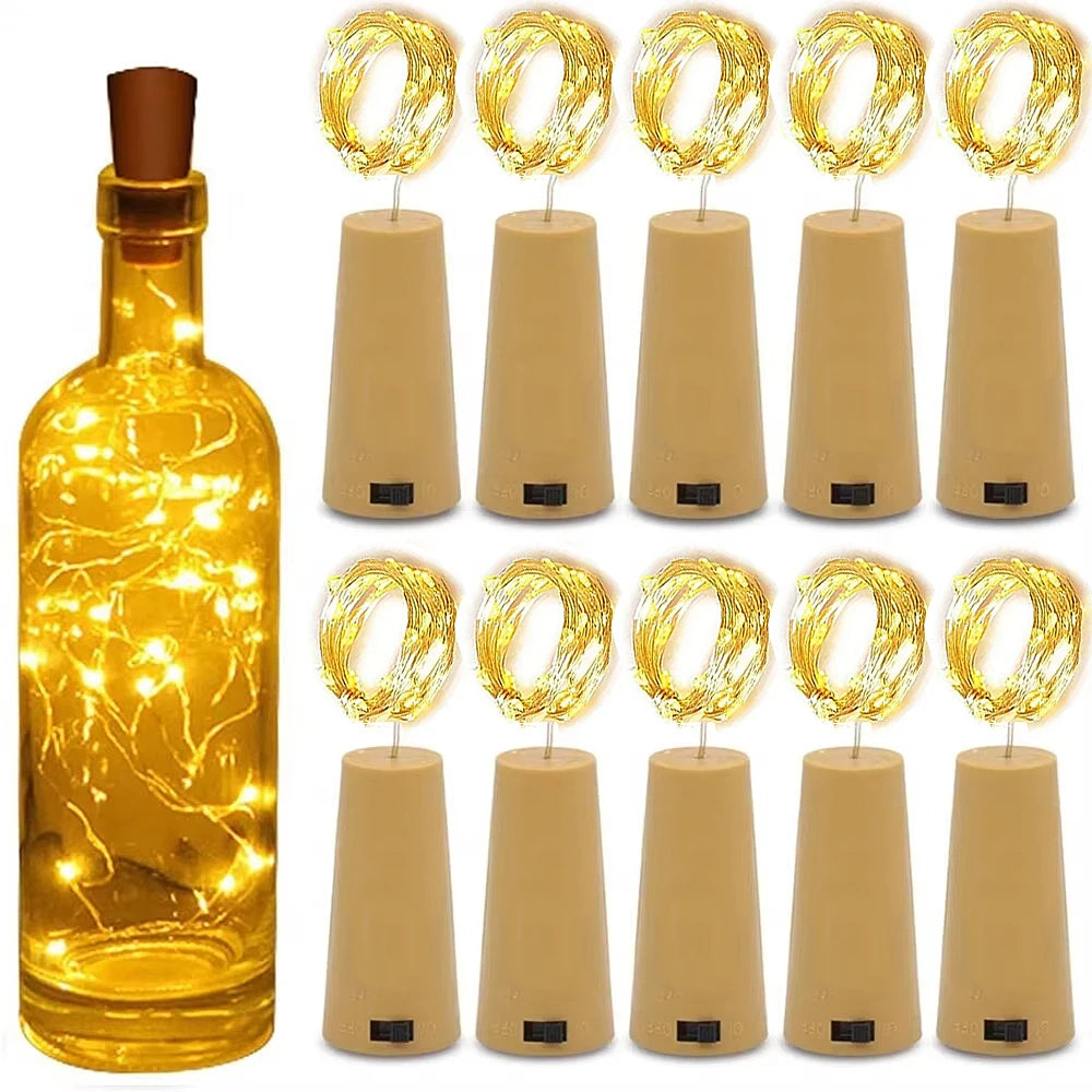 Bottle Cork Fairy Lights Set