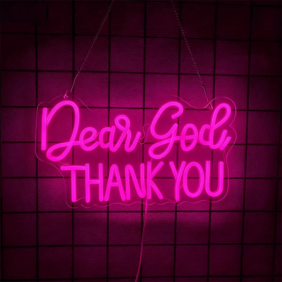 Faith Message Neon Sign