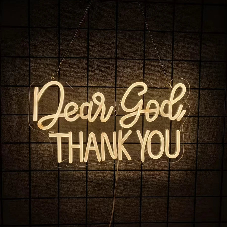Faith Message Neon Sign