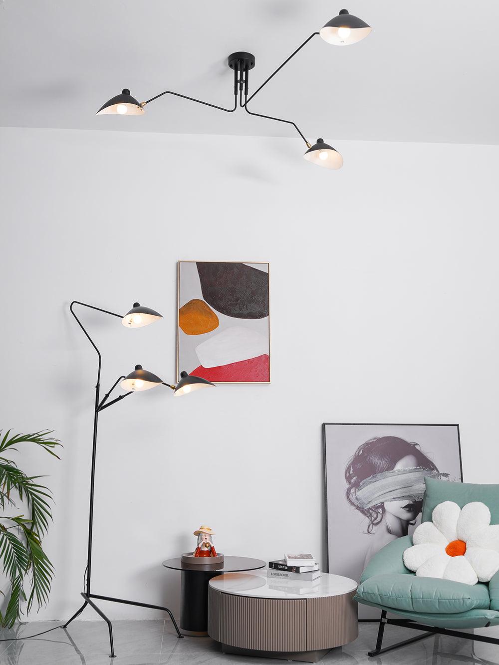 Serge Mouille Ceiling Light