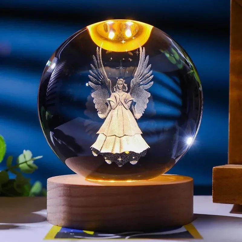 Faith Crystal Ball Night Light