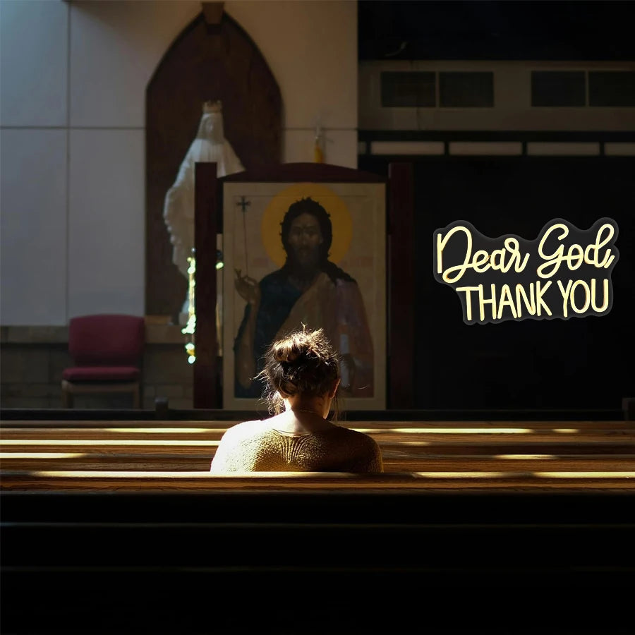 Faith Message Neon Sign