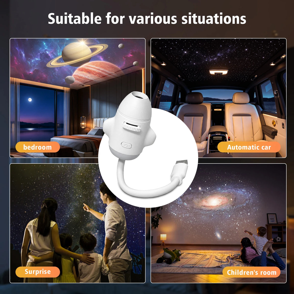 Rocket Galaxy Projector