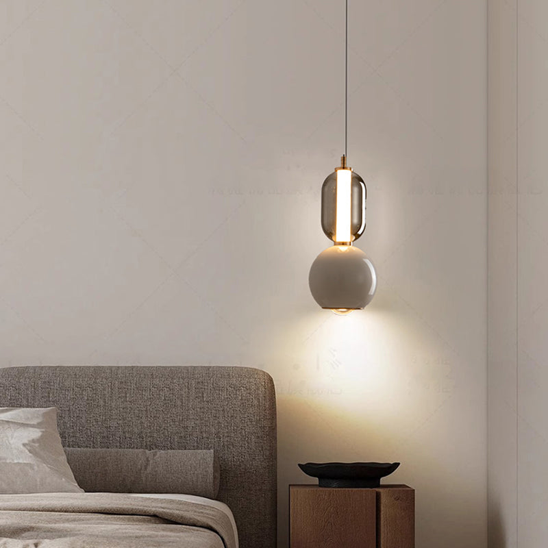 Scandinavian Iron Glass Pendant