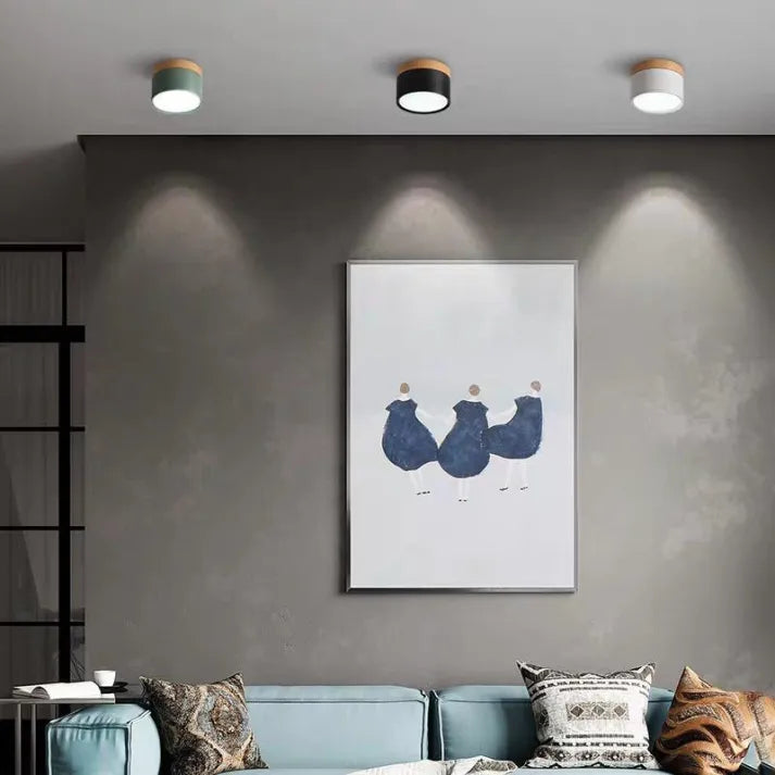 Scandinavian Cylinder LED Ceiling Lights