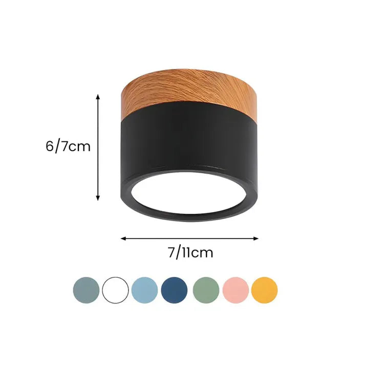 Scandinavian Cylinder LED Ceiling Lights