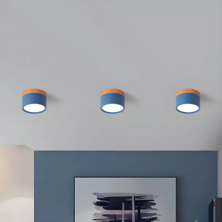 Scandinavian Cylinder LED Ceiling Lights