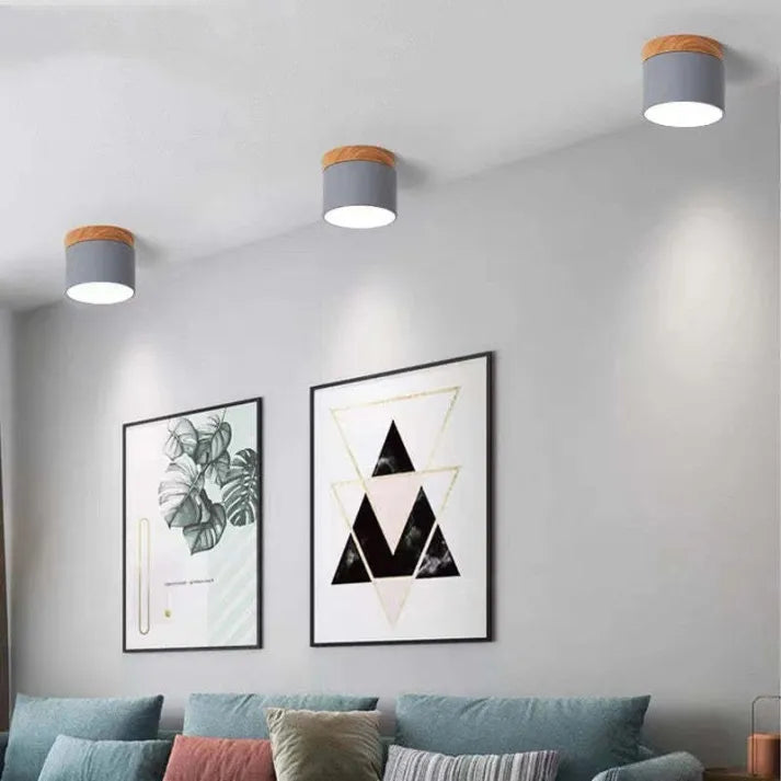 Scandinavian Cylinder LED Ceiling Lights