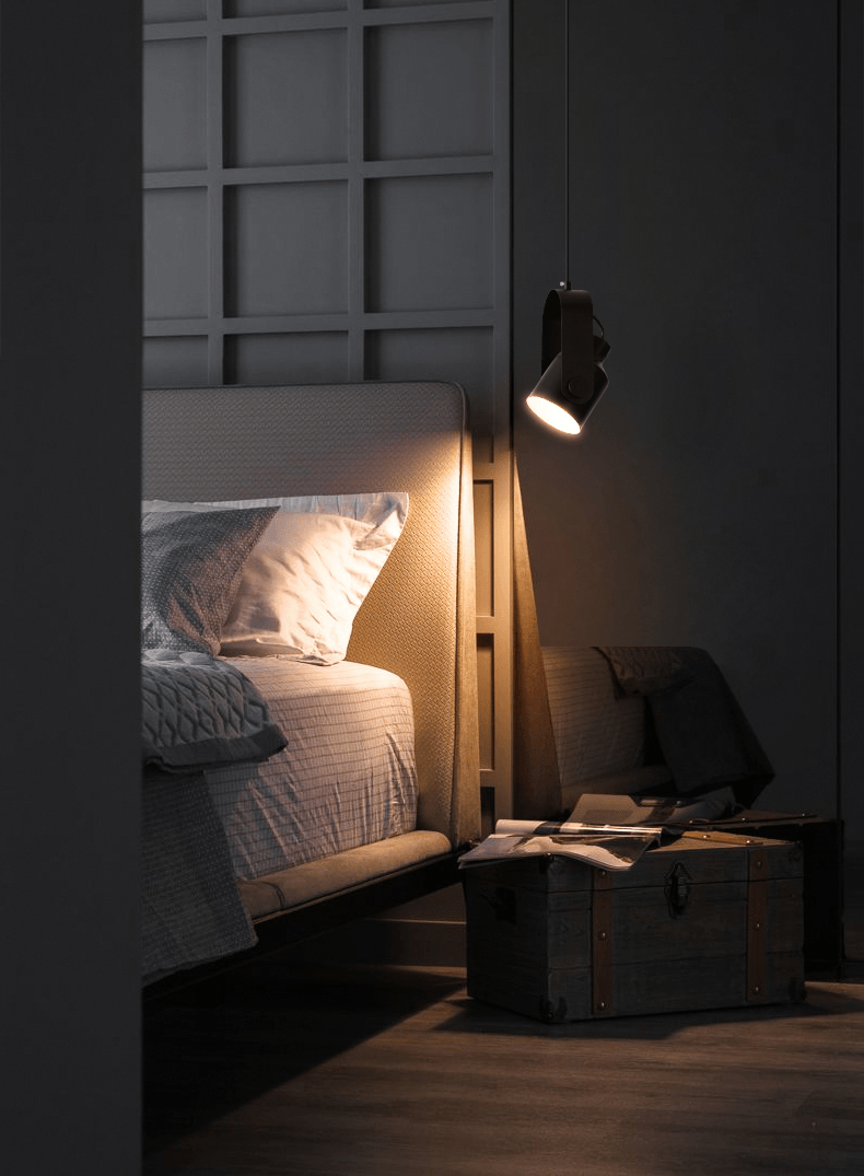 Scandinavian Wood & Metal Pendant