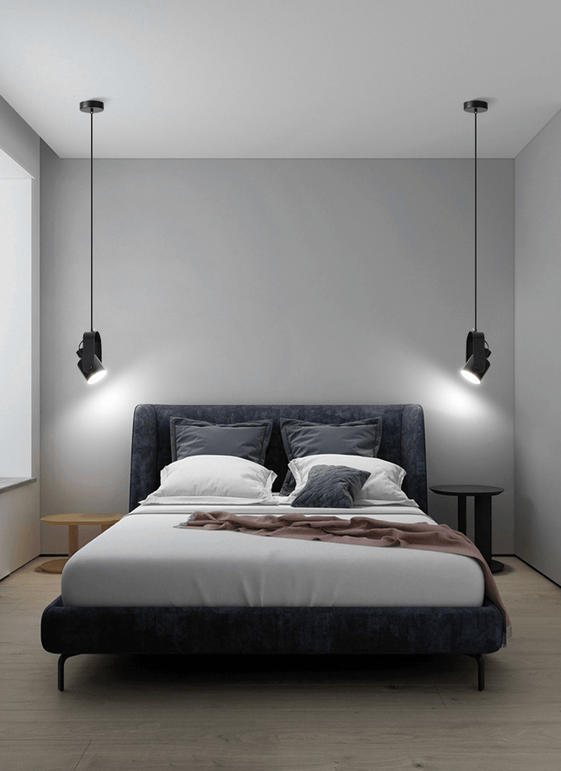 Scandinavian Wood & Metal Pendant