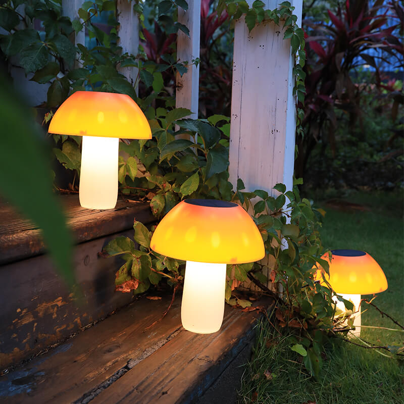Solar Mushroom Garden Light