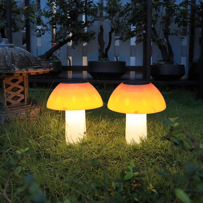 Solar Mushroom Garden Light