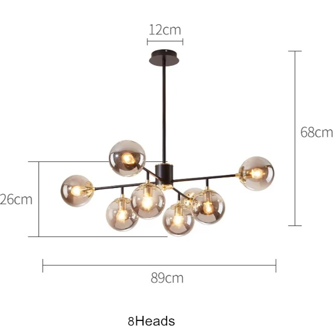 Nordic Glass Chandelier
