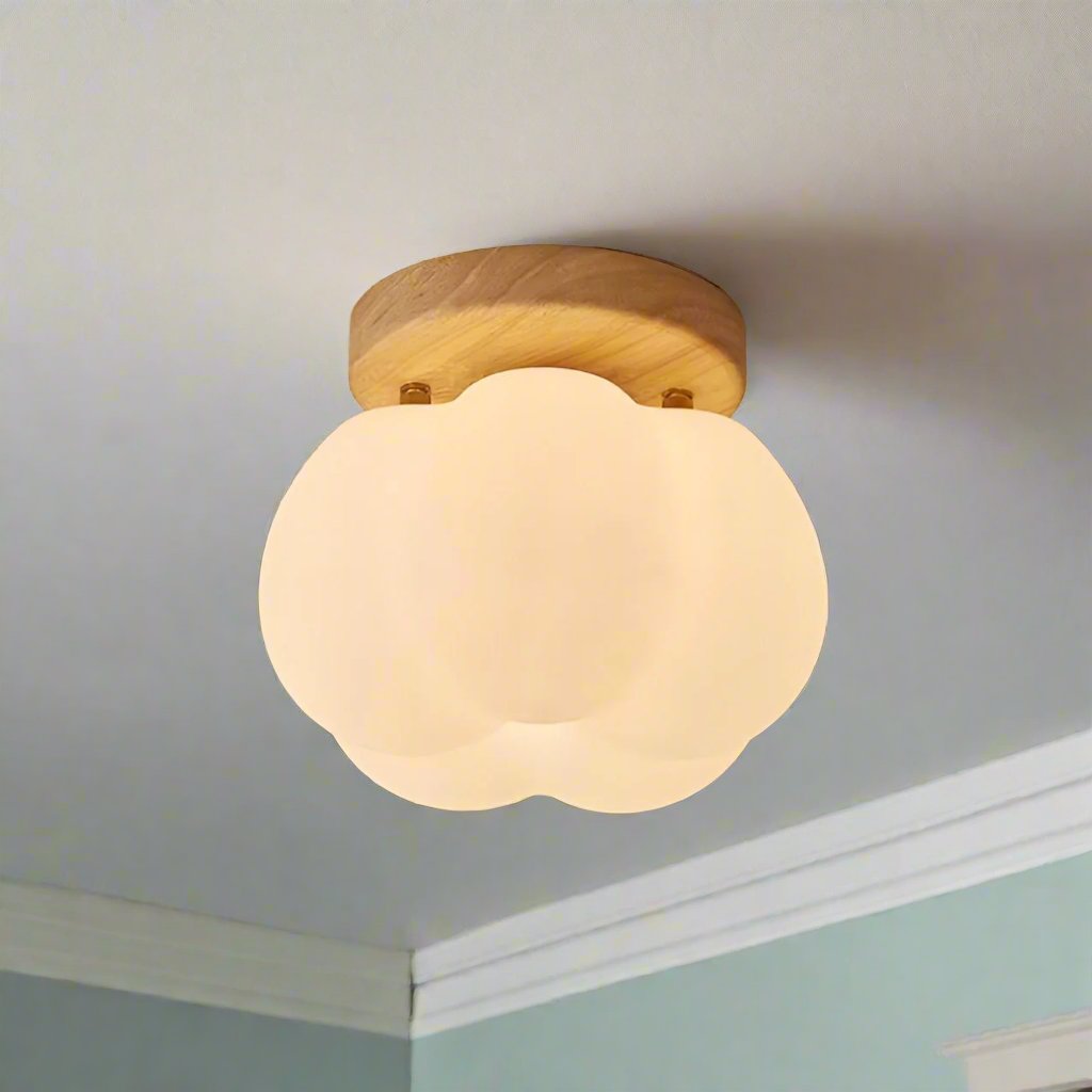 Pumpkin Flush Ceiling Light