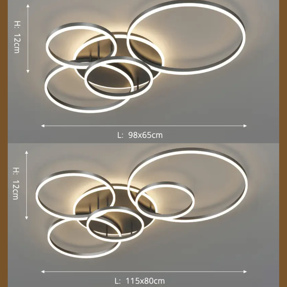 Modern Black Ceiling Light