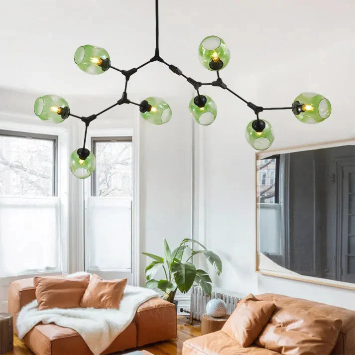 Bubble Glass Sputnik Chandelier