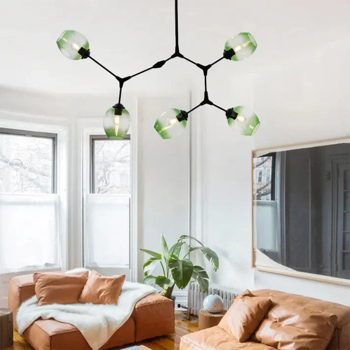Bubble Glass Sputnik Chandelier
