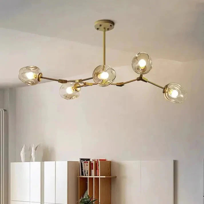 Bubble Glass Sputnik Chandelier
