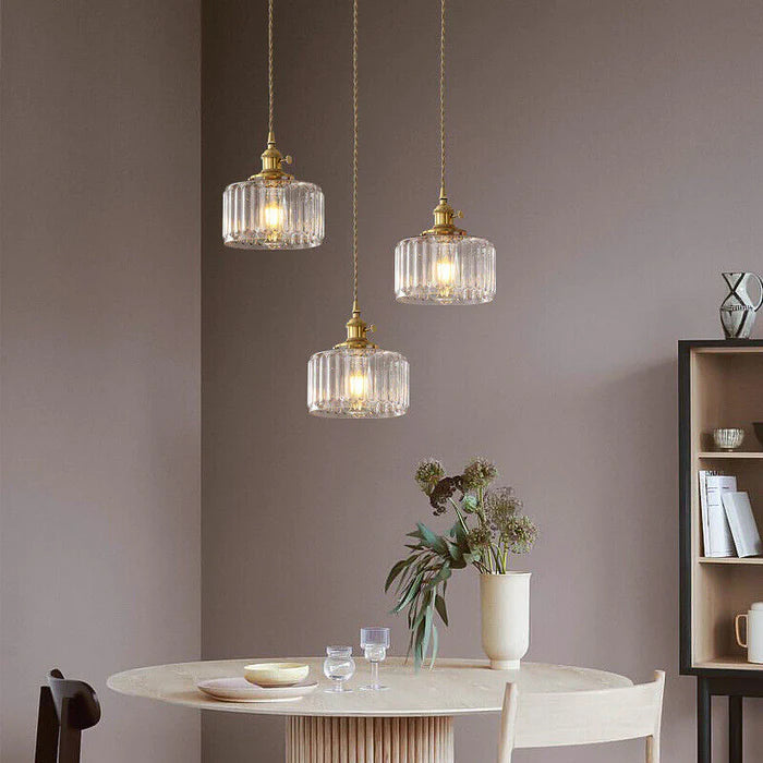 Vintage Crystal Pendant Lamp