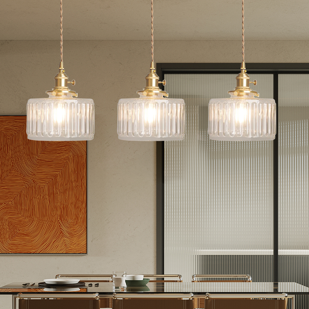 Vintage Crystal Pendant Lamp