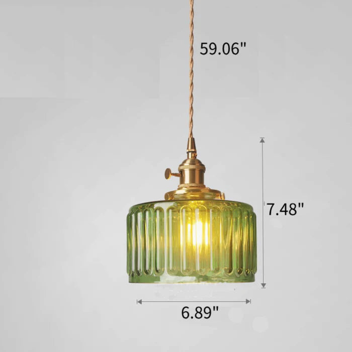 Vintage Crystal Pendant Lamp