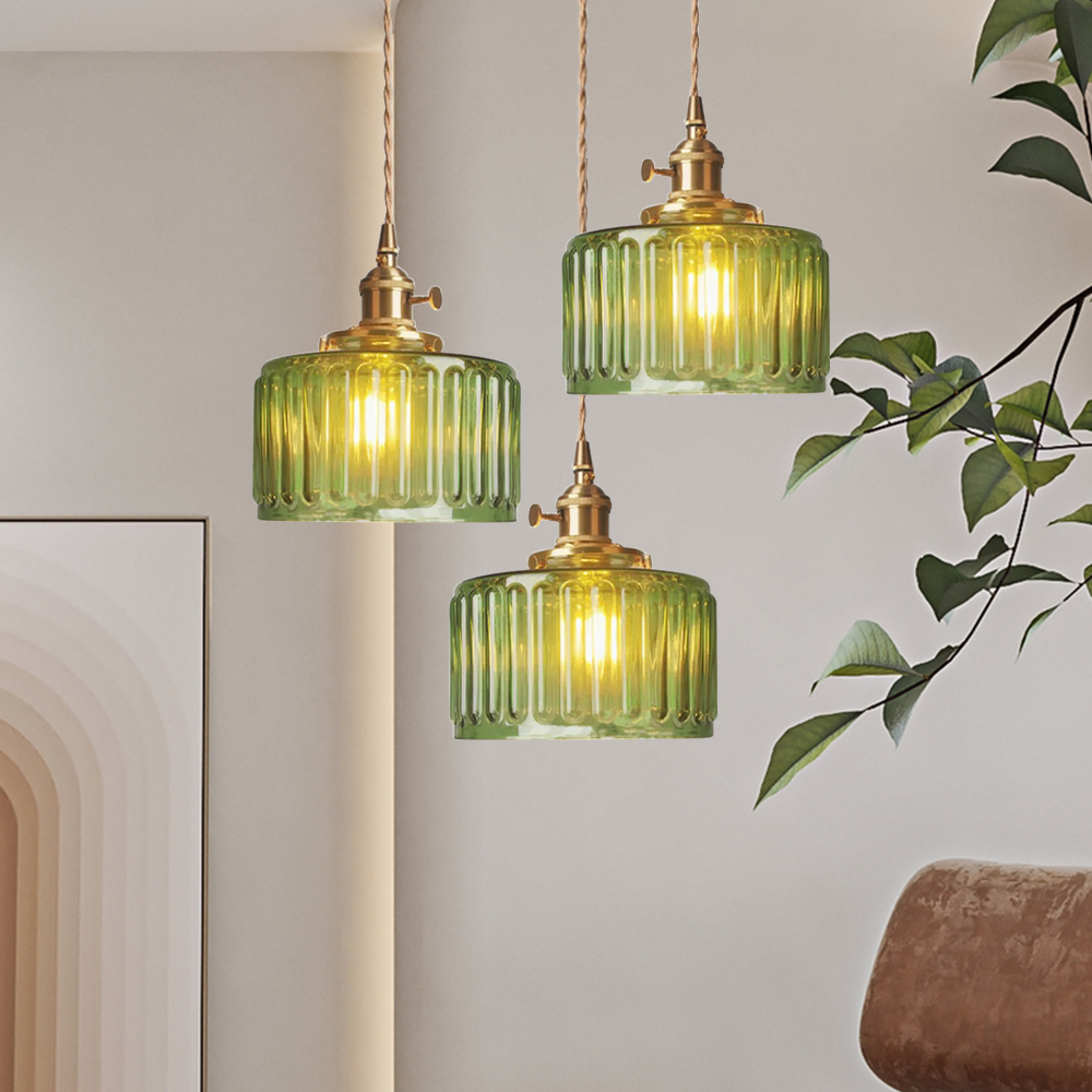 Vintage Crystal Pendant Lamp