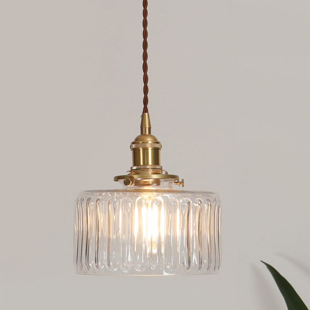 Vintage Crystal Pendant Lamp