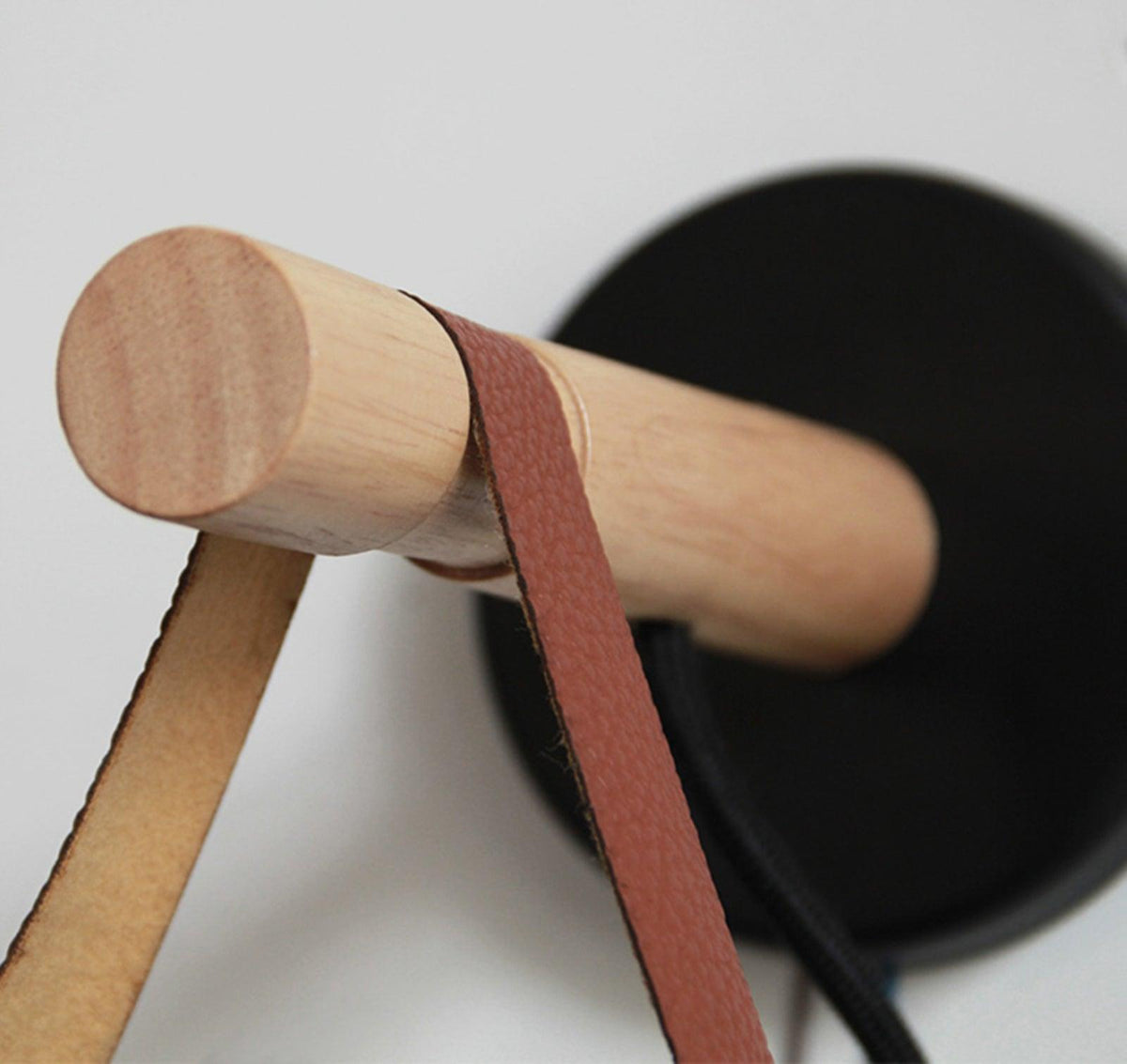 Conical Wooden Wall Light