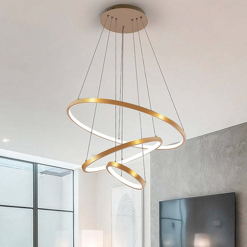 Yumanira 3-Ring Ceiling Light