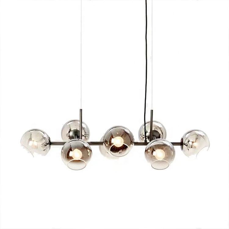 Nordic Glass Globe Chandelier